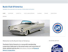 Tablet Screenshot of buickclub.org